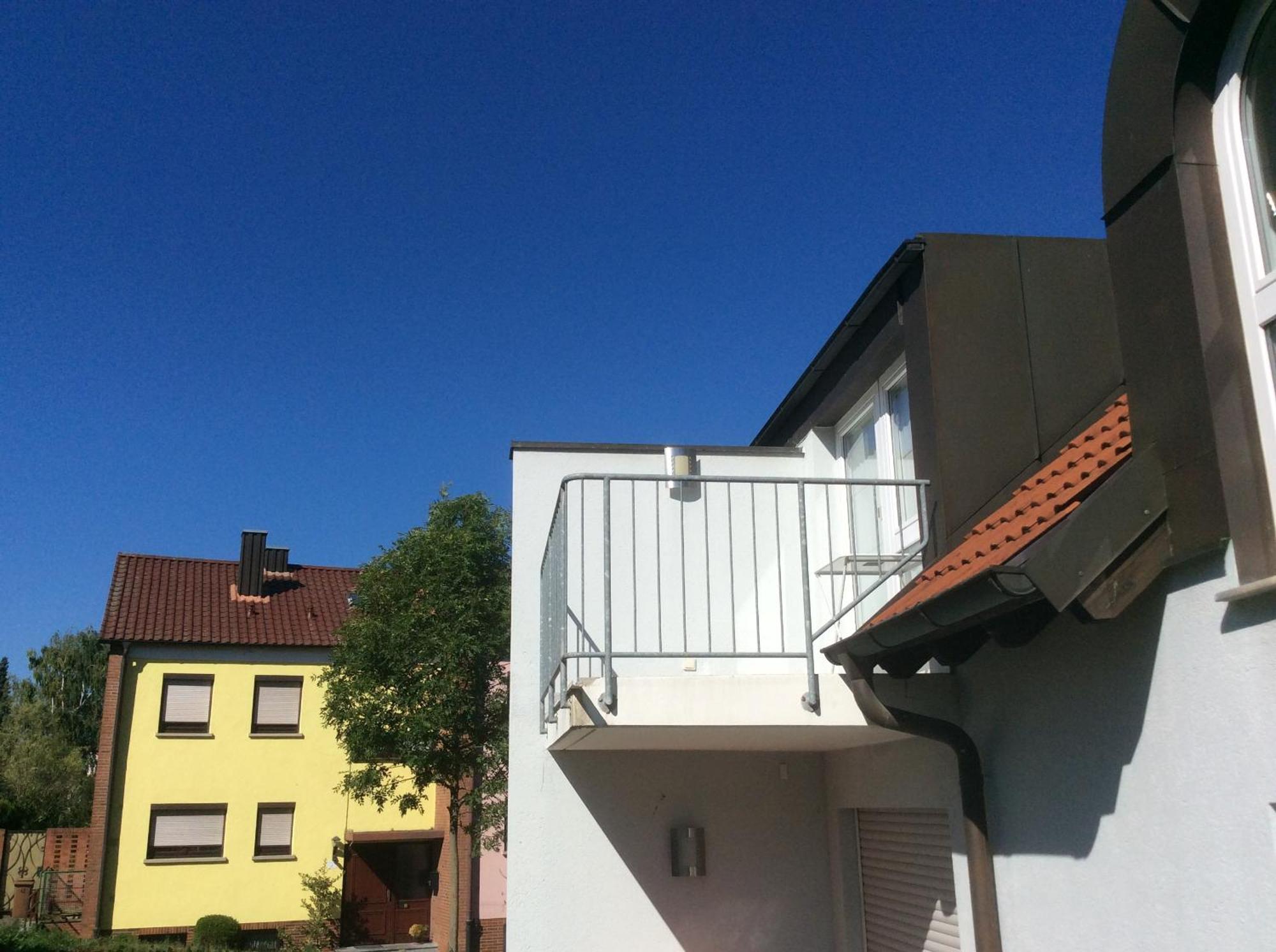 Studio Ochsenfurt Mit Sonnigem Balkon Exterior foto